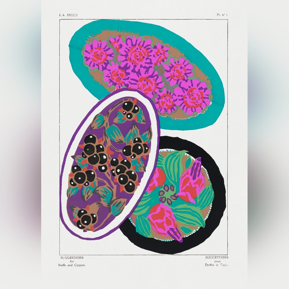 Vibrant Floral Art Print
